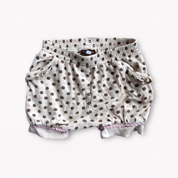 BOUTIQUE RABBIT MOON 6-9 mos BEIGE BROWN DRESSY Tunic and Bloomer SET - Picture 3 of 5